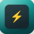Second icon: a single yellow bolt on a dark tile.
