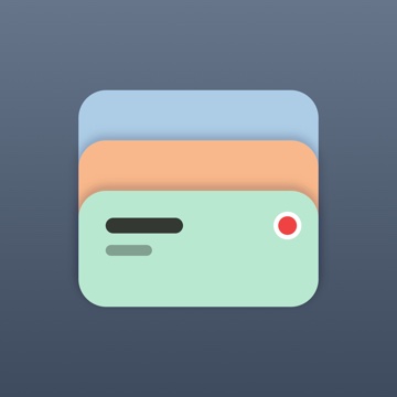 First Kavvi icon: three renewal cards stacked on a slate tile.