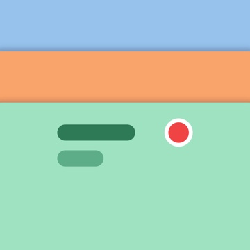 The shipped Kavvi icon: bigger, equal-height bars with more space around them.